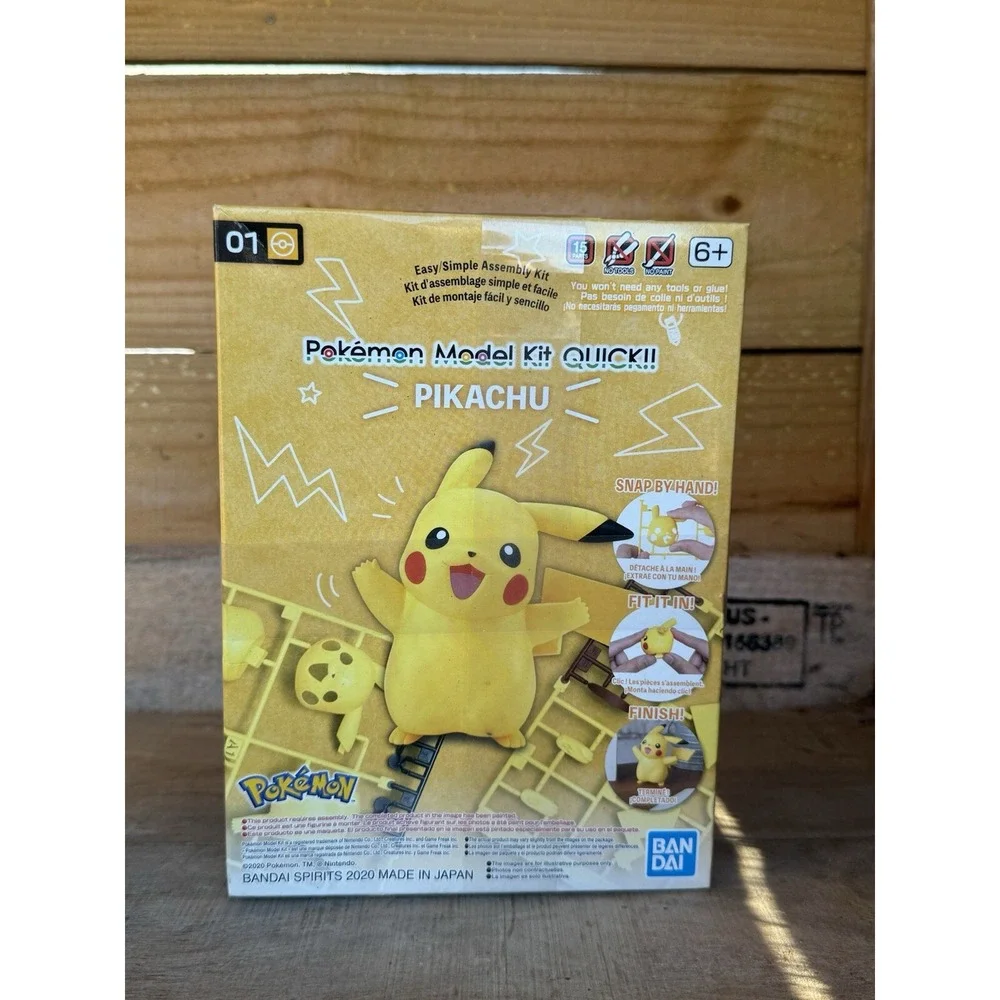 03 Pikachu Battle Pose Pokemon Bandai Spirits Model Kit‎ Quick! Bandai Hobby